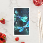 Serviette En Papier Les libellules du lac (En situation)