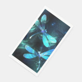 Serviette En Papier Les libellules du lac (Coin)