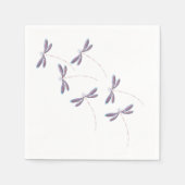 Serviette En Papier Les libellules en vol (Devant)