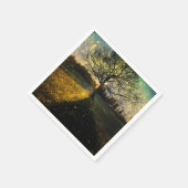 Serviette En Papier Les lucioles magiques paysage onirique (Coin)