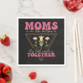 Serviette En Papier Les mamans sont comme des boutons (En situation)