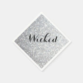 Serviette En Papier Les méchants dans Sparkles Halloween Napkin (Coin)