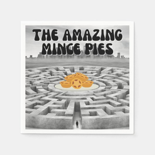 Serviette En Papier Les minces tartes Extraordinaires (Devant)