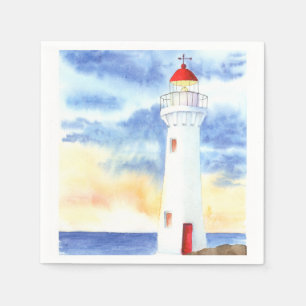 Serviette En Papier Les monts du phare nautique