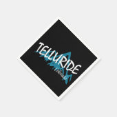 Serviette En Papier Les monts Telluride Colorado (Coin)