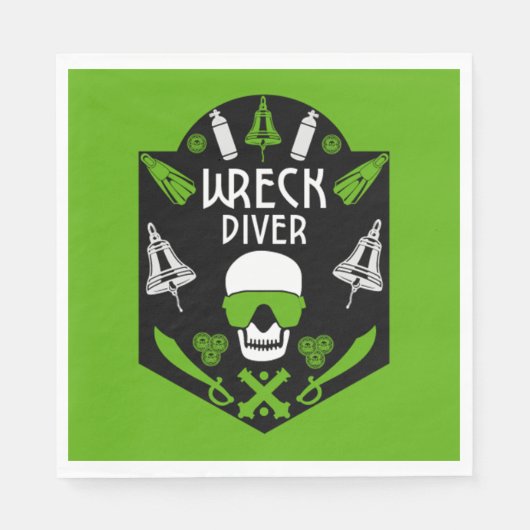 Serviette En Papier Les naufrages (Devant)