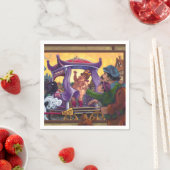 Serviette En Papier Les nouveaux vêtements de l'empereur (En situation)