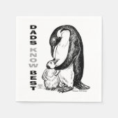 Serviette En Papier Les papas connaissent mieux (Devant)