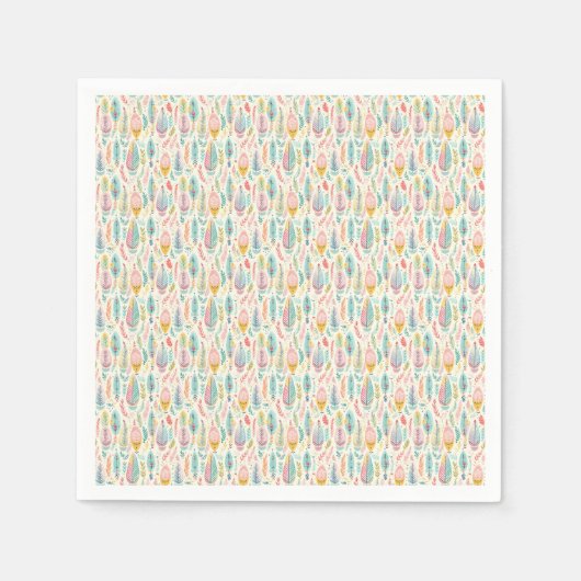Serviette En Papier Les Parfums Sont Le Sentiment Des Fleurs (Devant)