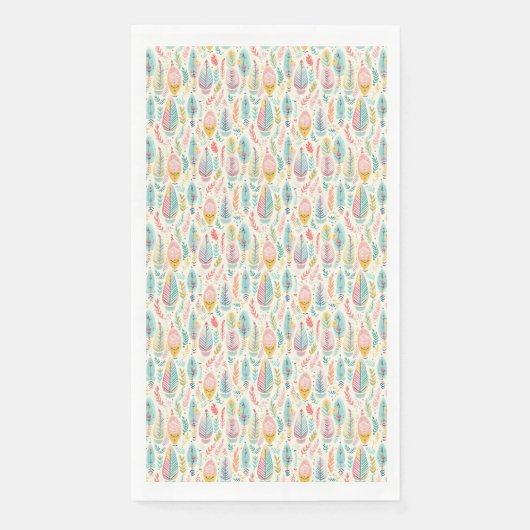 Serviette En Papier Les parfums sont les sentiments des fleurs (Devant)