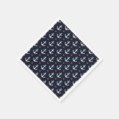 Serviette En Papier Les Patters de Hearts et Anchor (Coin)