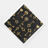Serviette En Papier Les Patters de Seamless avec Golden Keys (Coin)
