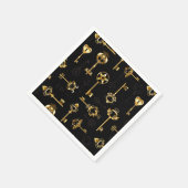 Serviette En Papier Les Patters de Seamless avec Golden Keys (Coin)