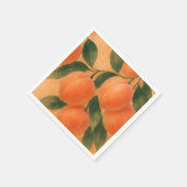 Serviette En Papier Les pêches (Coin)