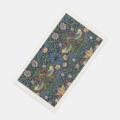 Serviette En Papier Les perdrix dans un arbre fleuri (Coin)