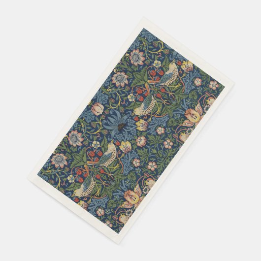 Serviette En Papier Les perdrix dans un arbre fleuri (Coin)