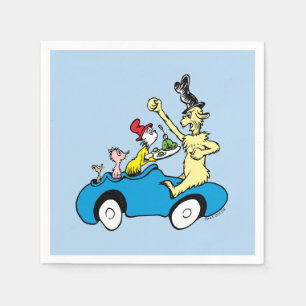 Serviette En Papier Les personnages de Dr. Seuss Les œufs verts et le