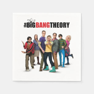 Serviette En Papier Les personnages de la théorie du Big Bang