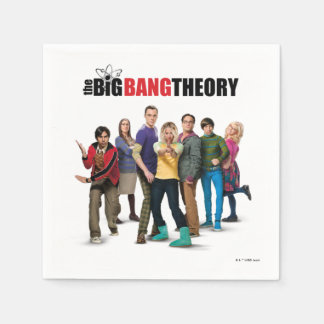 Serviette En Papier Les personnages de la théorie du Big Bang