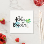 Serviette En Papier les plages d'aloha (En situation)
