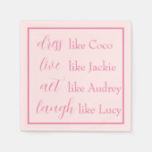 Serviette En Papier Les principales dames Cocktail Napkins (Devant)