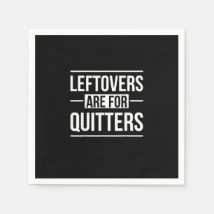 Serviette En Papier Les Restes Sont Pour Quitters Thanksgiving
