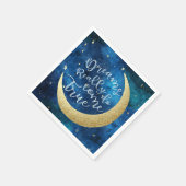 Serviette En Papier Les rêves deviennent vraiment Vraiment Moon Stars  (Coin)