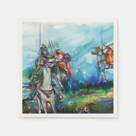 SERVIETTE EN PAPIER LES RIDERS DANS LA TEMPÊTE (Devant)