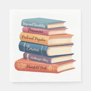 Serviette En Papier Les romans de Jane Austen VII