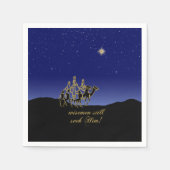 Serviette En Papier Les sages cherchent encore Noël Lui (Devant)