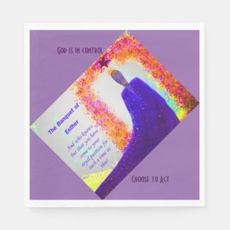 Serviette En Papier Les serviettes de déjeuner- Le Banquet d'Esther