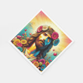 Serviette En Papier Les serviettes de fleurs de Jésus ! (Coin)