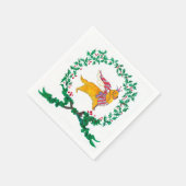 Serviette En Papier Les serviettes de Noël Golden Retriever de Gullive (Coin)