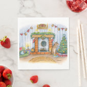 Serviette En Papier Les serviettes de Noël par Alissa Hansen (En situation)