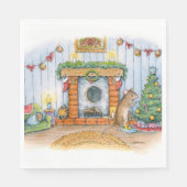 Serviette En Papier Les serviettes de Noël par Alissa Hansen (Devant)