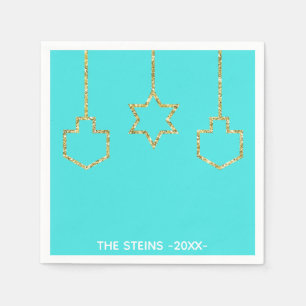 Serviette En Papier Les serviettes Hanoukka personnalisent les "Charme