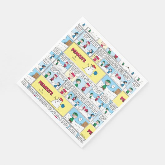 Serviette En Papier Les souvenirs de baseball de Charlie Brown (Coin)