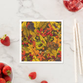 Serviette En Papier Les trésors d'automne (En situation)