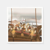 Serviette En Papier Les Vikings (Devant)