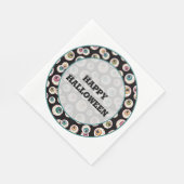 Serviette En Papier Les yeux d'Halloween (Coin)