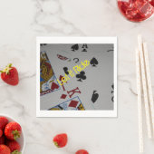 Serviette En Papier "Let it Ride" serviettes de table (En situation)