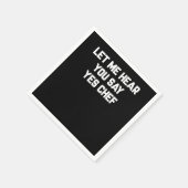 Serviette En Papier Let me hear you say | Dot (Coin)