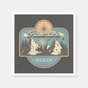 Serviette En Papier Let the adventure begin