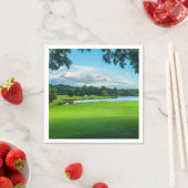 Serviette En Papier L'Été Au Golf (En situation)