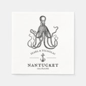 Serviette En Papier L'étreinte de l'amour | Bienvenue au mariage (Devant)