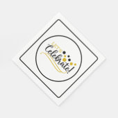 Serviette En Papier Lets Celebrate  (Coin)