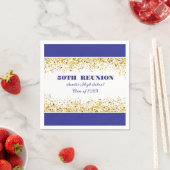 Serviette En Papier Let's Party! 50th Class Reunion custom (En situation)