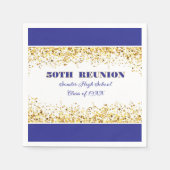 Serviette En Papier Let's Party! 50th Class Reunion custom (Devant)