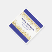 Serviette En Papier Let's Party! 50th Class Reunion custom (Coin)