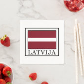 Serviette En Papier Lettonie (En situation)